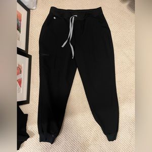 Figs XL Black Regular Zamora Jogger Scrub Pants